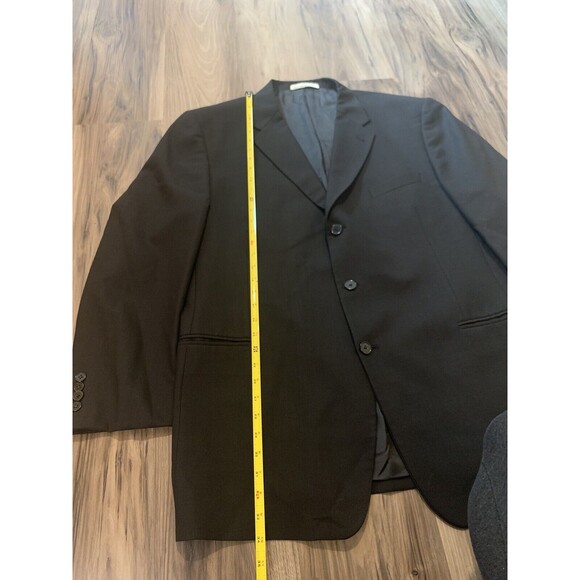 Joseph Abboud Men's Black‎ Wool Blazer 46L/W40 3 Button Made In UAS - Picture 5 of 9